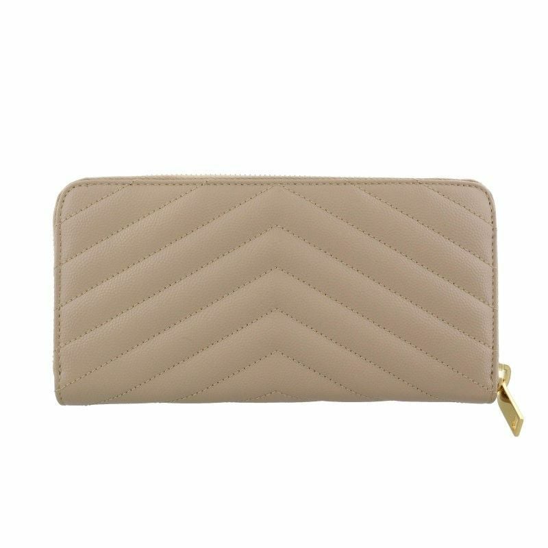 サンローラン パリ SAINT LAURENT PARIS 長財布 レディース ベージュ 358094 BOW01 2721 DARK BEIGE