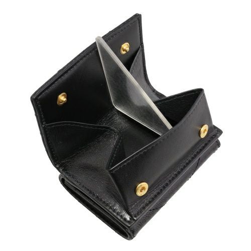 SAINT LAURENT PARIS サンローラン パリ 三つ折り財布 レディース ブラック 668274 BOWA1 1000 NOIR