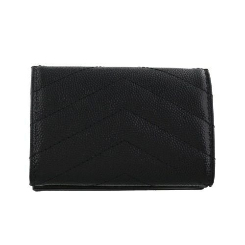 SAINT LAURENT PARIS サンローラン パリ 三つ折り財布 レディース ブラック 668274 BOWA1 1000 NOIR