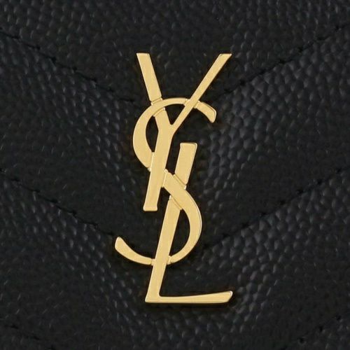 SAINT LAURENT PARIS サンローラン パリ 三つ折り財布 レディース ブラック 668274 BOWA1 1000 NOIR