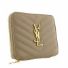 SAINT LAURENT PARIS サンローラン パリ 二つ折り財布 レディース ベージュ 582112 BOWA1 2643 LATTE