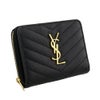 サンローラン パリ SAINT LAURENT PARIS 二つ折り財布 レディース ブラック 668288 BOW01 1000 NERO