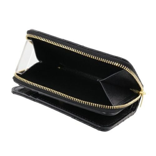 サンローラン パリ SAINT LAURENT PARIS 二つ折り財布 レディース ブラック 668288 BOW01 1000 NERO