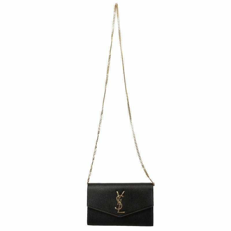 SAINT LAURENT PARIS サンローラン パリ チェーンウォレット レディース ブラック 607788 1GF0J 1000 NERO