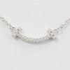 Tiffany&Co. ティファニー ネックレス Tスマイル ミニ ダイヤ 62617802