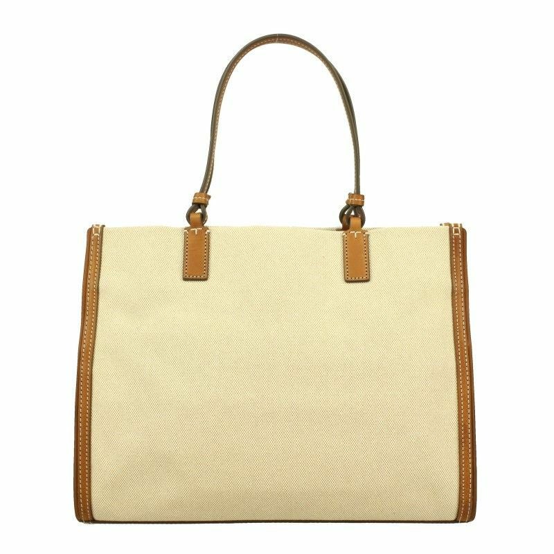 TORY BURCH トリーバーチ トートバッグ レディース SMALL ELLA CANVAS TOTE ブラウン 88607 928