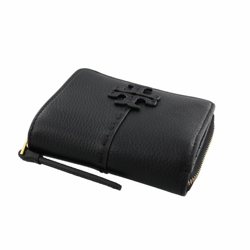 トリーバーチ TORY BURCH 二つ折り財布 レディース ブラック 64522 001 BLACK