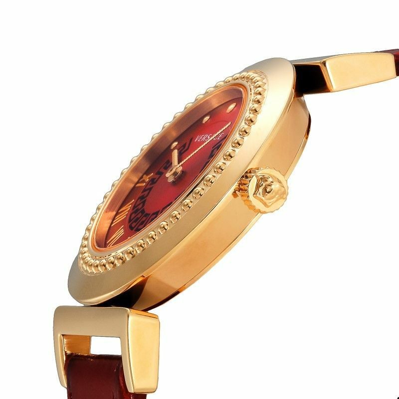 ヴェルサーチ VERSACE 腕時計 レディース バニティ レッド