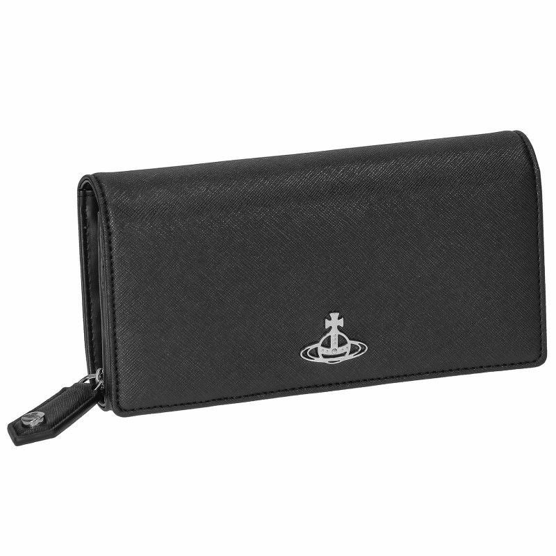 【新品未使用】Vivienne Westwood 長財布　BLACK Vivienne Westwood ヴィヴィアンウエストウッド 長財布 DERBY ブラック