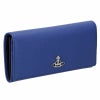 ヴィヴィアンウエストウッド Vivienne Westwood 長財布 レディース ブルー 51120005 SAFF BLU