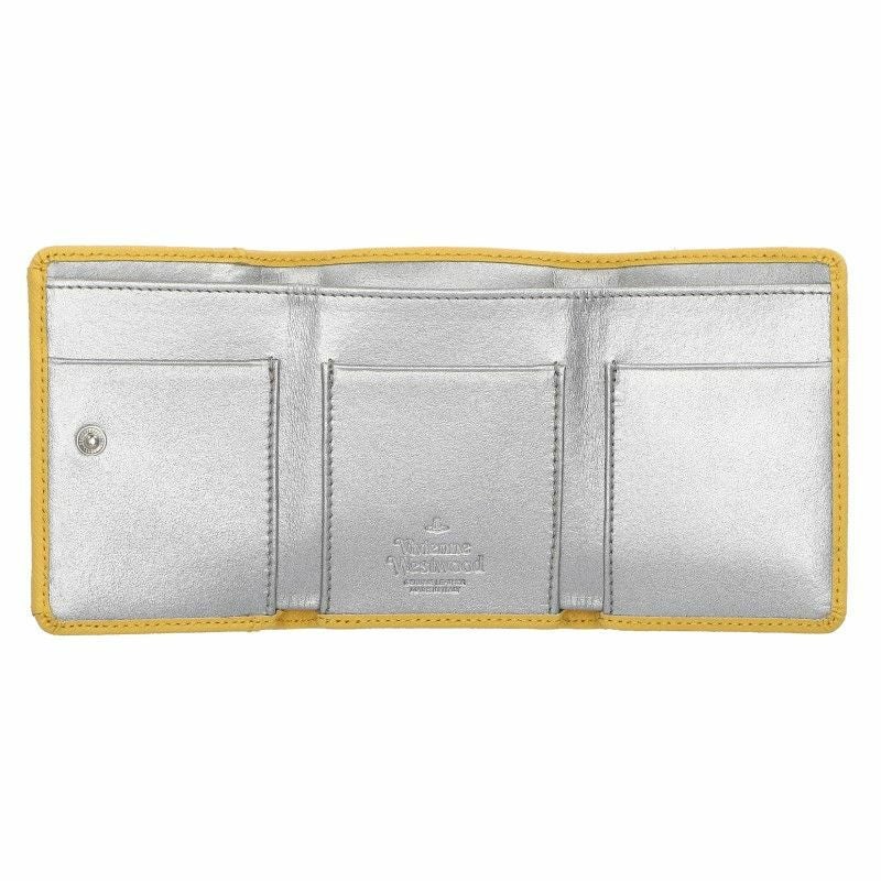 ヴィヴィアンウエストウッド Vivienne Westwood 三つ折り財布 レディース イエロー 52010013 SAFF YEL