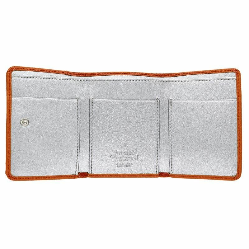 ヴィヴィアンウエストウッド Vivienne Westwood 三つ折り財布 レディース オレンジ 52010013 SAFF ORG