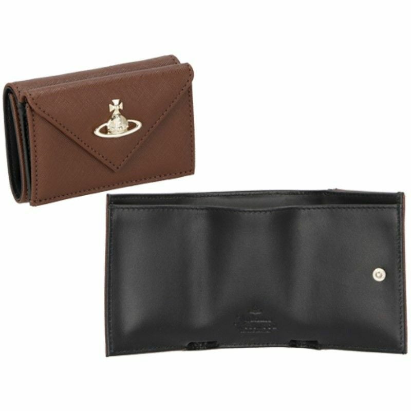 ヴィヴィアンウエストウッド Vivienne Westwood 三つ折り財布 レディース ブラウン 51150009 D410 BRW