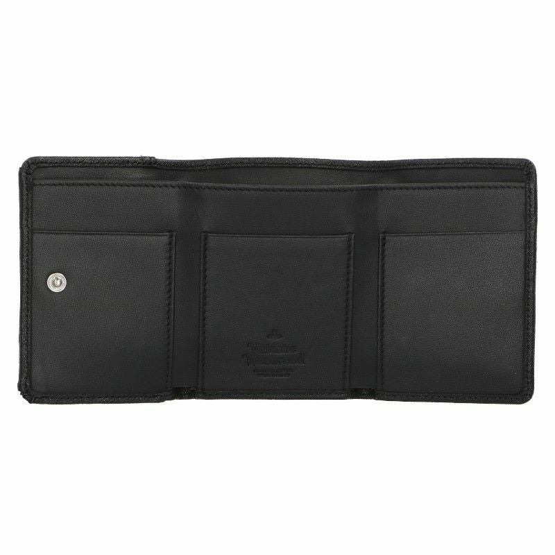 ヴィヴィアンウエストウッド Vivienne Westwood 三つ折り財布 レディース ブラック 52010013 SAFF BLK