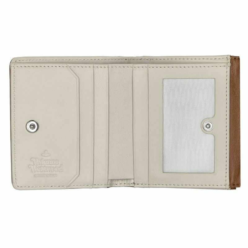 ヴィヴィアンウエストウッド Vivienne Westwood 二つ折り財布 レディース ブラウン 51150003 NAPPA TAN