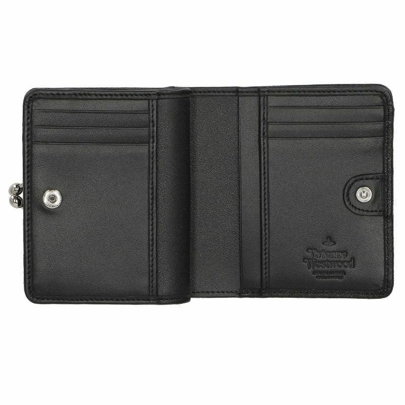 ヴィヴィアンウエストウッド Vivienne Westwood 二つ折り財布 レディース ブラック 51010020 SAFF BLK