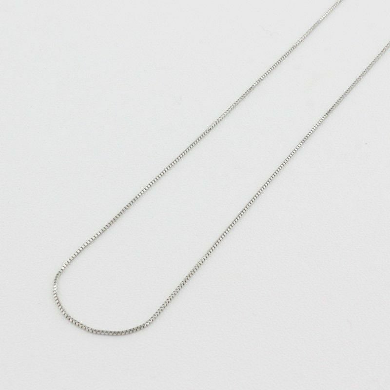 ベネチアンチェーン プラチナ PT850 ネックレス レディース 0.7mm