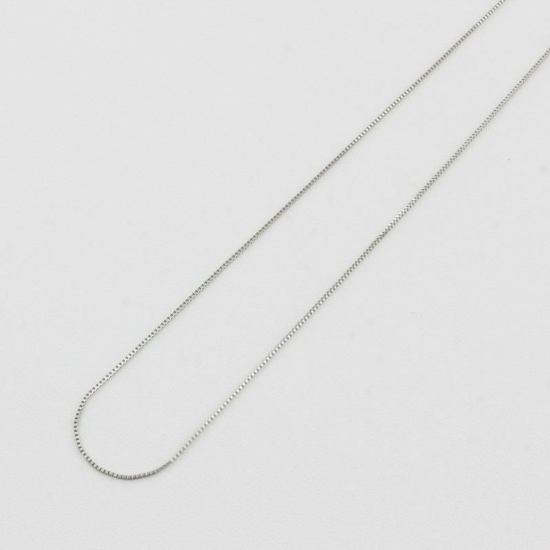 ベネチアンチェーン プラチナ PT850 ネックレス レディース 0.8mm