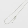 ベネチアンチェーン プラチナ PT850 ネックレス レディース 0.8mm