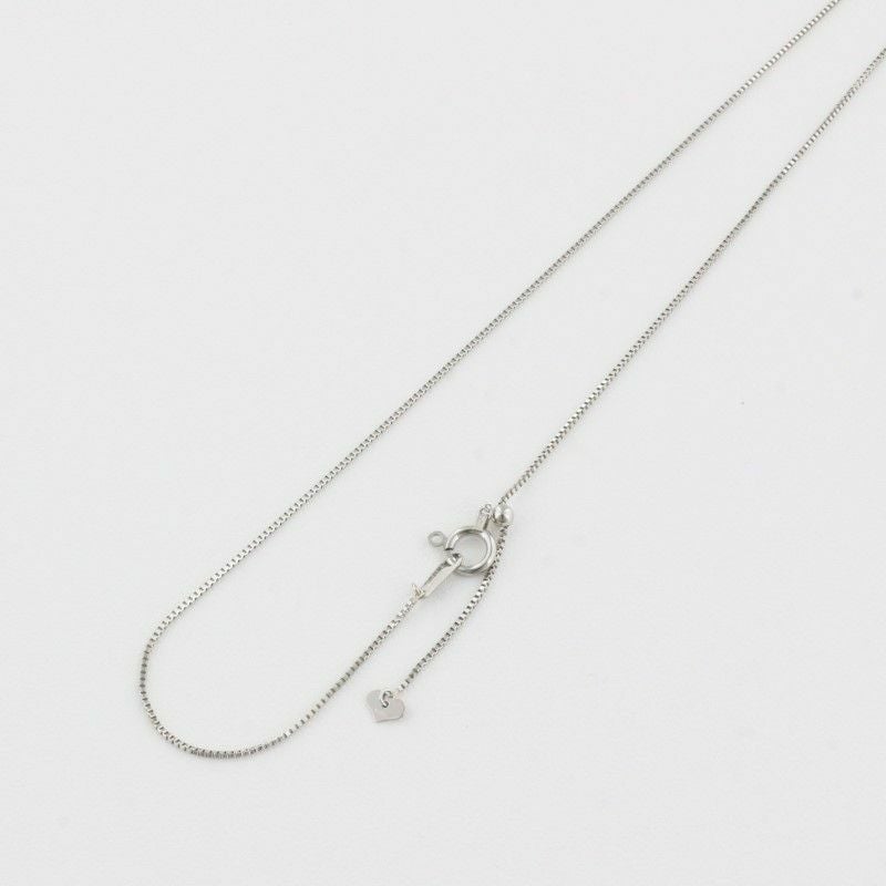 ベネチアンチェーン プラチナ PT850 ネックレス レディース 0.8mm