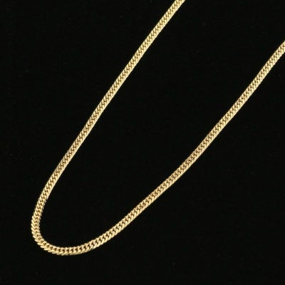 喜平 ネックレス K18 6面 ダブル 50cm 10g 造幣局検定マーク刻印入 
