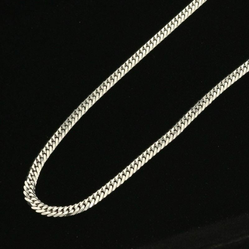 喜平 ネックレス PT850 6面 ダブル 50cm 30g プラチナ 造幣局検定