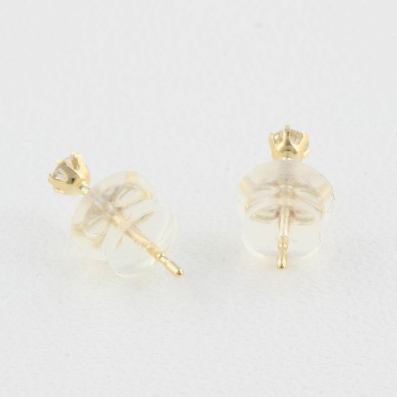 ダイヤモンドピアス レディース ダイヤモンド0.10ct イエローゴールド EDA-068-8Y12