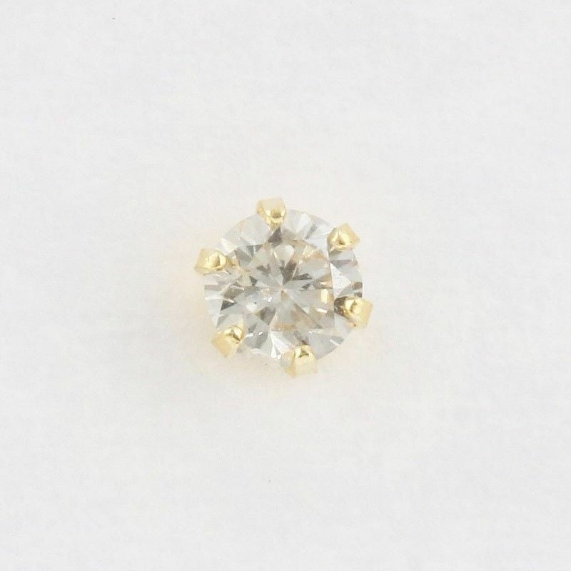 ダイヤモンドピアス レディース ダイヤモンド0.10ct イエローゴールド EDA-068-8Y12