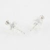 ダイヤモンドピアス レディース ダイヤモンド0.10ct プラチナ PT900 EDA-068-P12