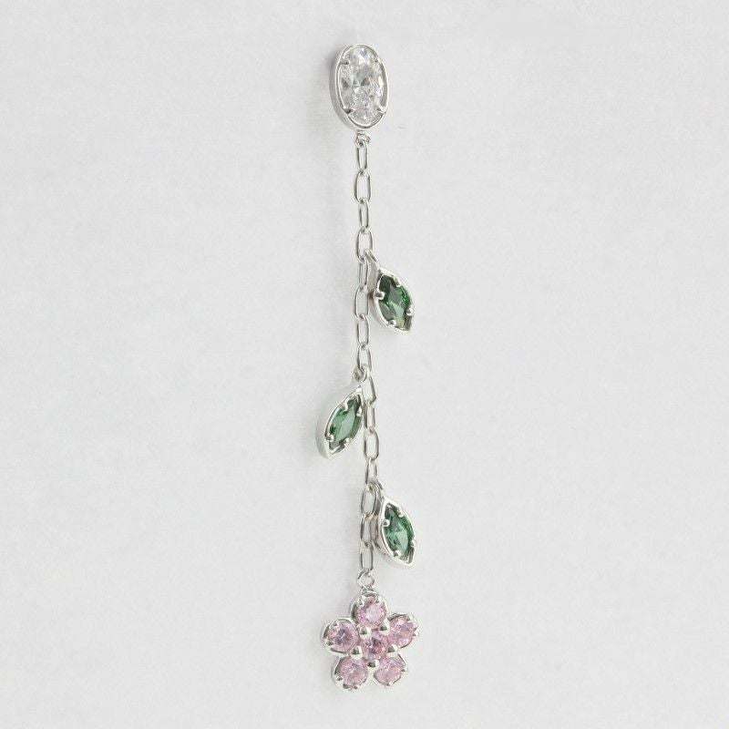 ピアス レディース ピンク/シルバー SKD00568PI