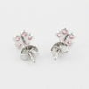 ピアス レディース ピンク/シルバー SKD00665PI