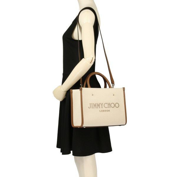 ジミーチュウ トートバッグ レディース VARENNE S TOTE ホワイト Jimmy