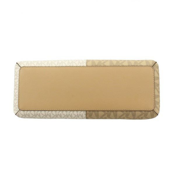 マイケルコース トートバッグ レディース Reed ベルテッド サッチェル ラージ ベージュ MICHAEL KORS 35F3G6RS3B CAMEL MULTI