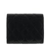 シャネル 三つ折り財布 レディース スモール クラシック フラップ ウォレット ブラック CHANEL AP0229 B10583 C3906 ブラック