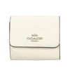 コーチ アウトレット 三つ折り財布 レディース シグネチャー ホワイト COACH CF369 SVVS5 チョーク