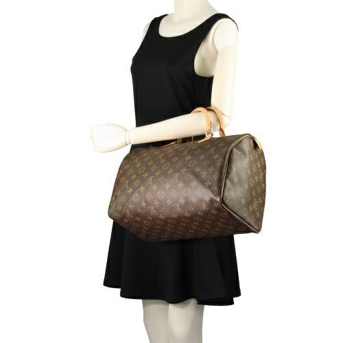 LOUIS VUITTON ハンドバッグ モノグラム スピーディ35 ブラウン ルイヴィトン ハンドバッグ モノグラム スピーディ35 ブラウン LOUIS