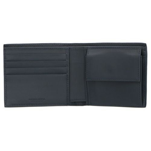 ボッテガヴェネタ 二つ折り財布 メンズ イントレチャート ネイビー BOTTEGA VENETA 193642 V4651 4059
