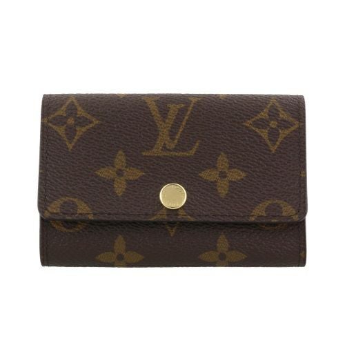 ルイヴィトン キーケース モノグラム ミュルティクレ６ ブラウン LOUIS VUITTON M60701 フューシャ