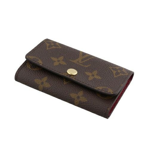ルイヴィトン キーケース モノグラム ミュルティクレ６ ブラウン LOUIS VUITTON M60701 フューシャ