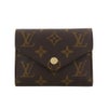 ルイヴィトン 三つ折り財布 モノグラム ポルトフォイユ・ヴィクトリーヌ ブラウン LOUIS VUITTON M62360 ローズ・バレリーヌ
