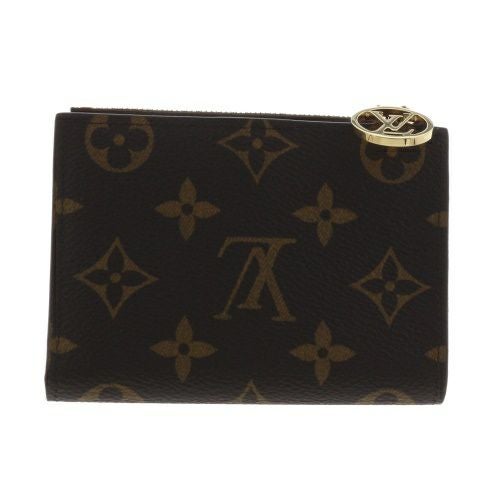 ルイヴィトン 二つ折り財布 モノグラム ポルトフォイユ・リサ ブラウン