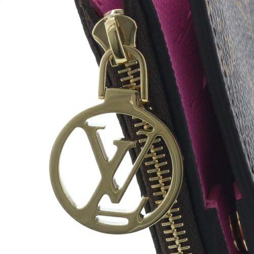 ルイヴィトン 二つ折り財布 モノグラム ポルトフォイユ・リサ ブラウン