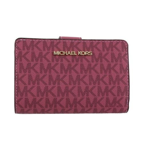 マイケルコース 二つ折り財布 レディース JET SET TRAVEL レッド