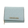 マイケルコース 三つ折り財布 レディース JET SET TRAVEL ブルー MICHAEL KORS 35H9GTVZ5B FR AQUA MLT