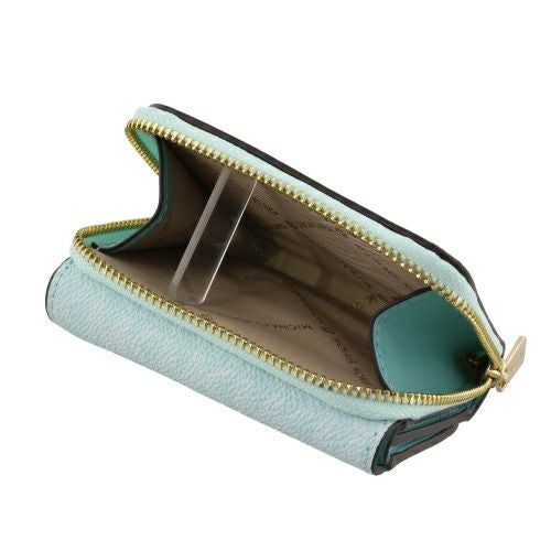 マイケルコース 三つ折り財布 レディース JET SET TRAVEL ブルー