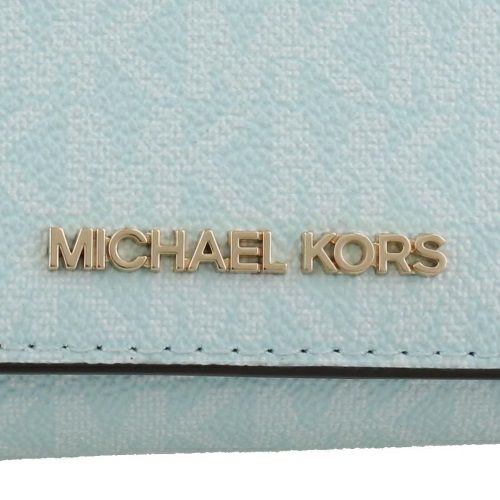 マイケルコース 三つ折り財布 レディース JET SET TRAVEL ブルー MICHAEL KORS 35H9GTVZ5B FR AQUA MLT