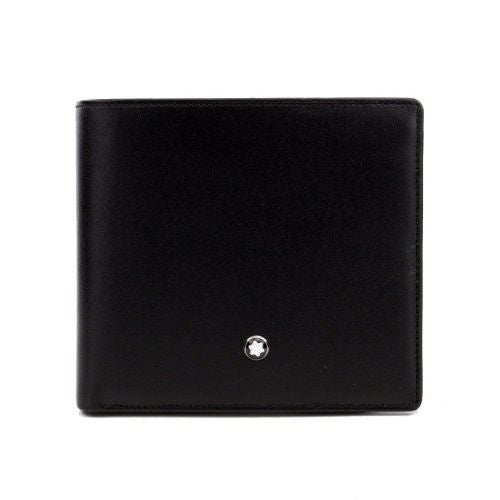 モンブラン 二つ折り財布 メンズ  ブラック MONT BLANC 7164 BK