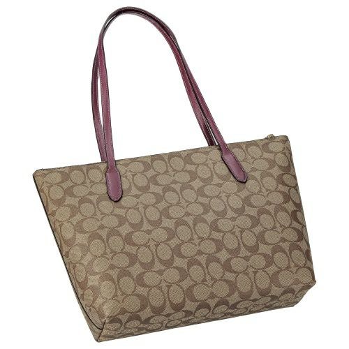 コーチ アウトレット トートバッグ レディース シグネチャー ブラウン