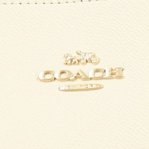 コーチ アウトレット トートバッグ レディース クロスグレーン レザー ホワイト COACH OUTLET 4454 IMCHK チョーク