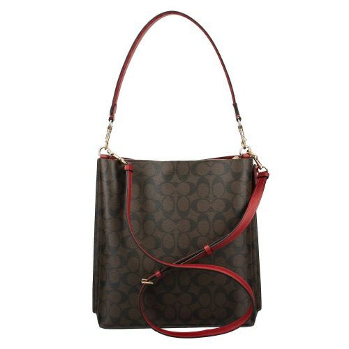コーチ アウトレット ショルダーバッグ レディース ブラウン COACH OUTLET CA561 IMRVQ ブラウン/1941レッド